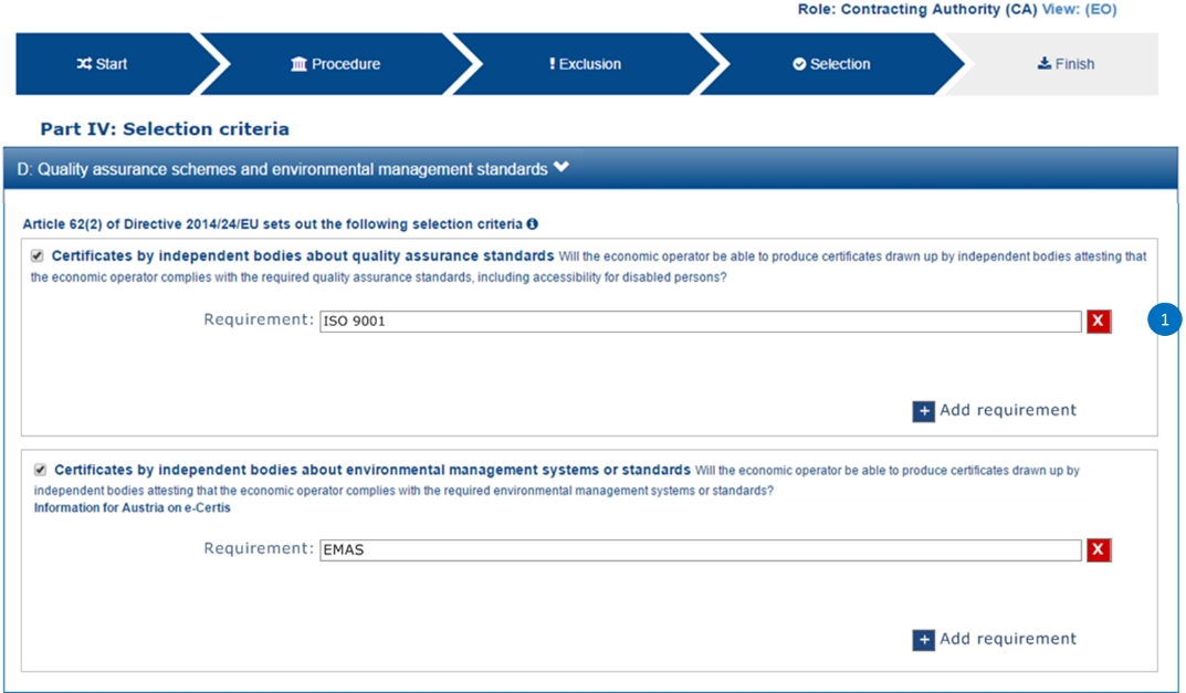 Quality Assurance schemes and environmental management standards